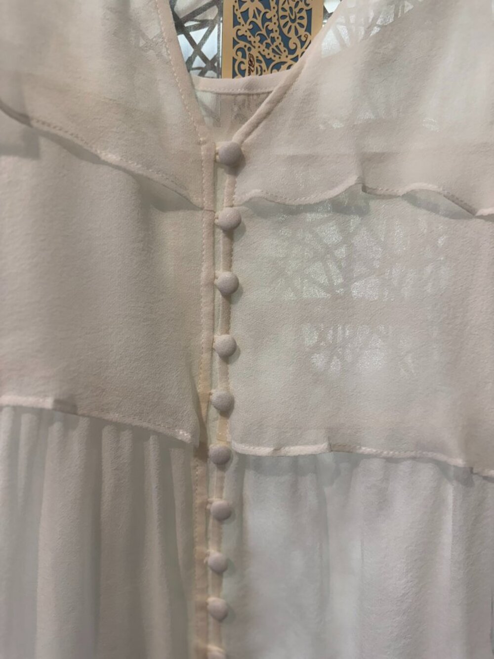 Chiffon Ruffle Blouse (3075) - Picture 4 of 5